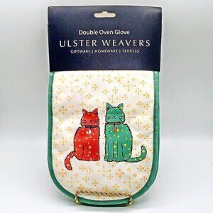 Ulster Weavers Quilted Double Oven Glove - Cats